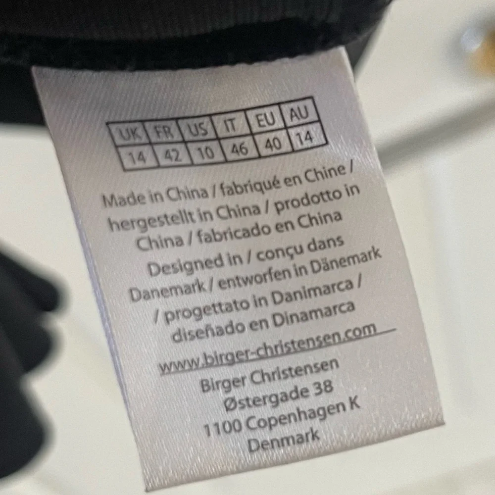 Rotate Birger Christensen Black Puff Sleeve Mini Dress - Picture 8 of 9